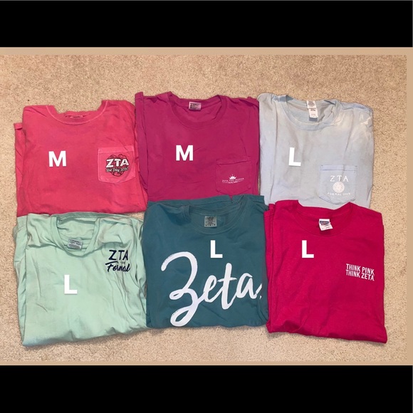 Zeta Tau Alpha ZTA T-Shirts - Picture 2 of 5